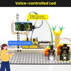 Keyestudio DIY STEM Electronic Module High Precision Recognition SU03 Xiaozhi English Voice Module for Arduino/LEGO - Image 12