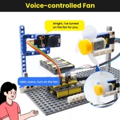 Keyestudio DIY STEM Electronic Module High Precision Recognition SU03 Xiaozhi English Voice Module for Arduino/LEGO - Image 13