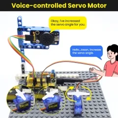 Keyestudio SU03 Xiaozhi English Voice Module Compatible with Arduino/Lego DIY Electronic Building Blocks - Image 14