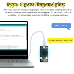 Keyestudio SU03 Xiaozhi English Voice Module Compatible with Arduino/Lego DIY Electronic Building Blocks - Image 7