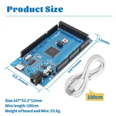 Keyestudio MEGA 2560 R3 Development Board ATMEGA2560-16AU Controller Board With TYPE-C Cable For Arduino - Image 9