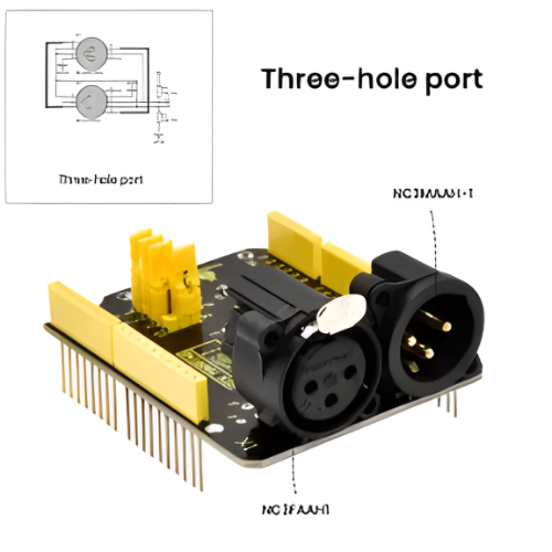 Keyestudio DMX (RDM)Shield for Arduino UNO / Control Speakers&Light &Smoke Machine - Image 3