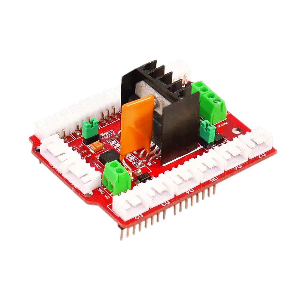 L298N motor shield dual high current motor drives compatible for Arduino.