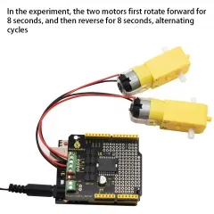 Keyestudio L298P Shield/2A High Current Dual Motor Drive Module for arduino - Image 6