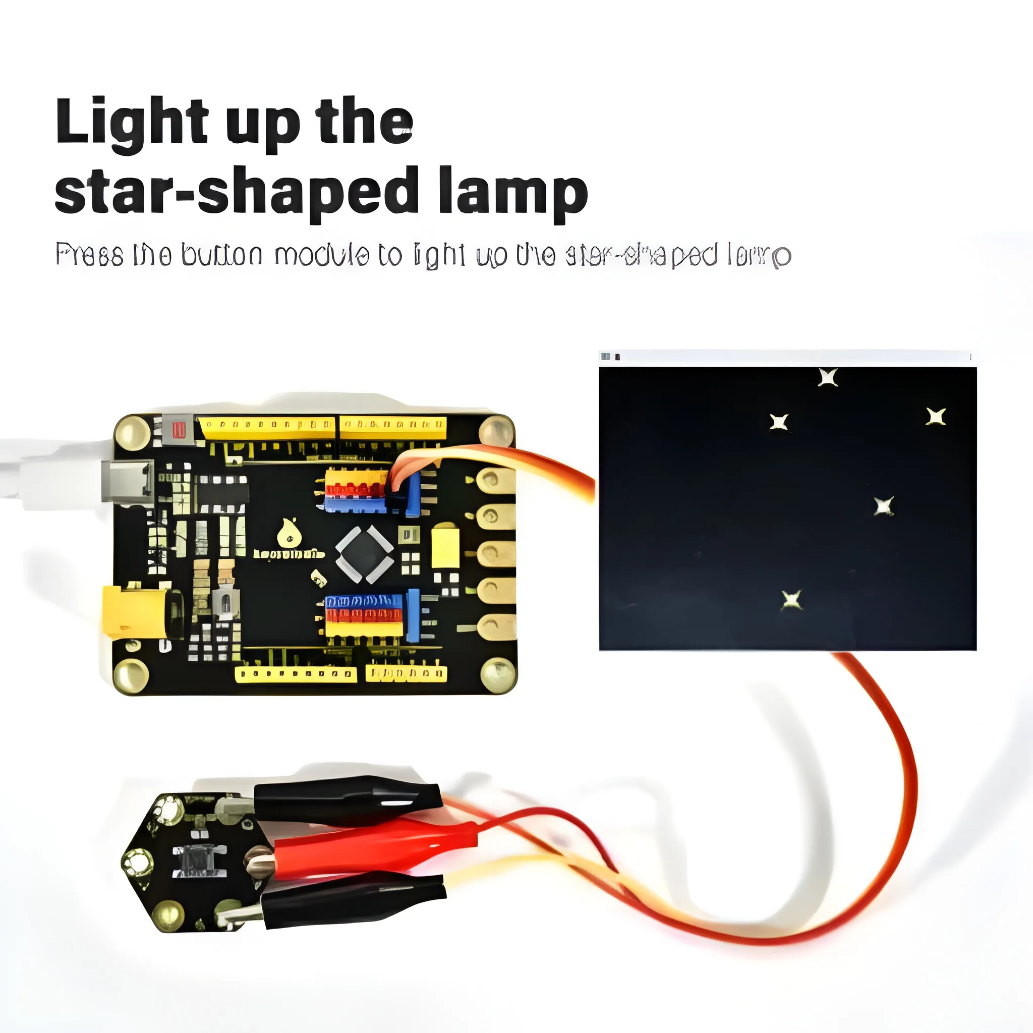 Keyestudio Honeycomb DIY STEM Project Kit for Arduino with Alligator Clip Cable - Image 6