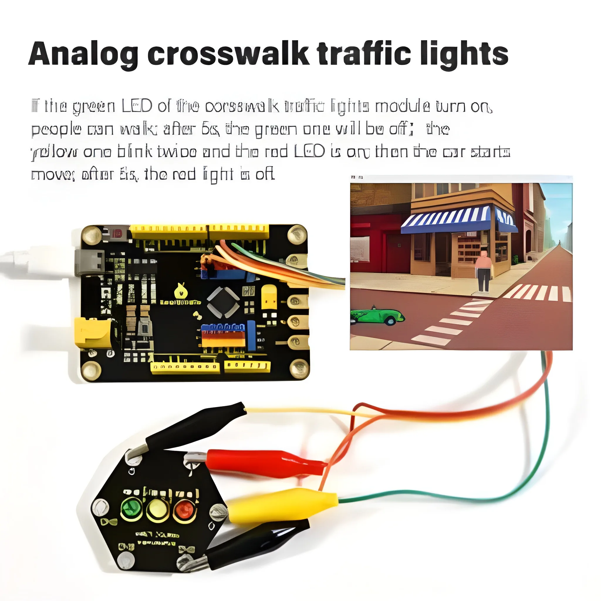 Keyestudio Honeycomb DIY STEM Project Kit for Arduino with Alligator Clip Cable - Image 8