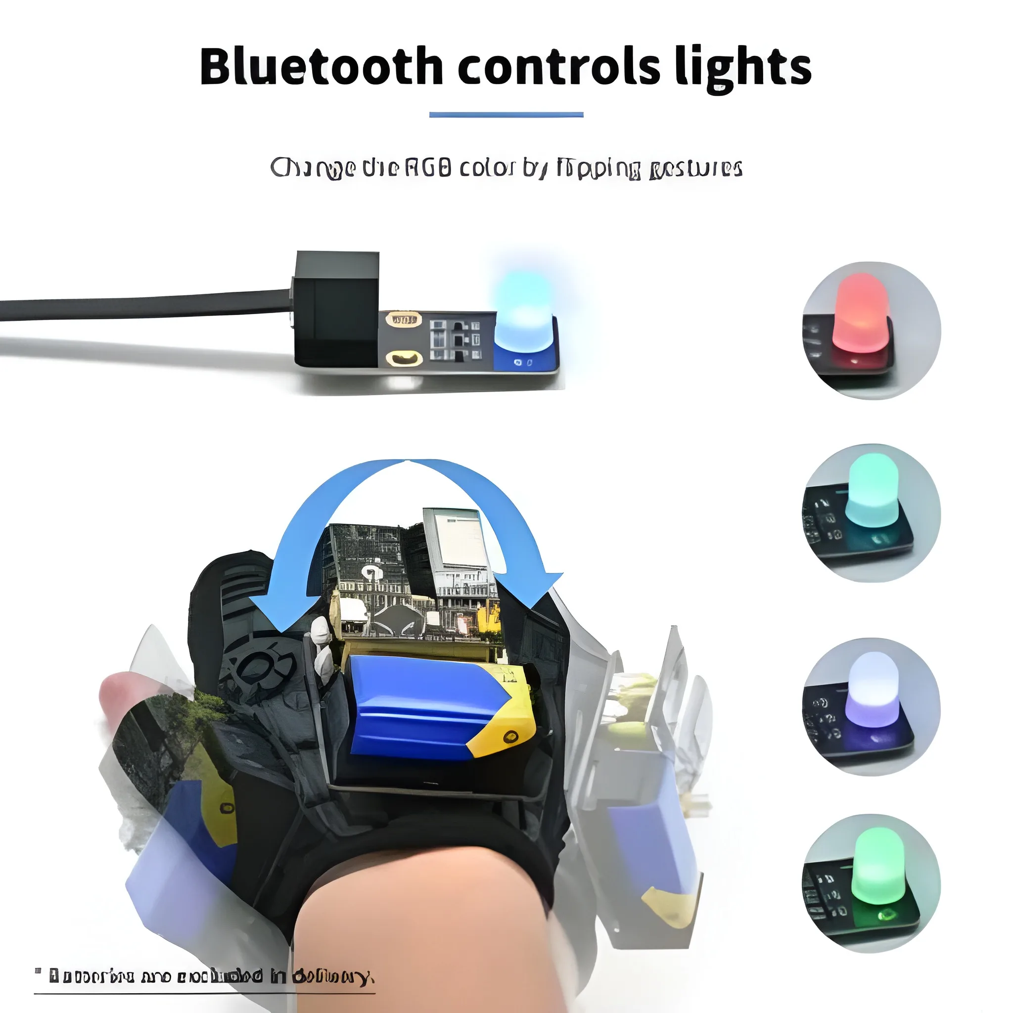 Keyestudio Motion Sensing Glove Gesture Nano Control Smart Car for Arduino Programming Learning Based OnMPU6050(No battery) - Image 4