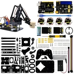 Keyestudio 4DOF Acrylic Toys Robot Mechanical Arm Claw Kit for Arduino DIY Robot
