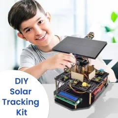 Keyestudio Acrylic Smart Solar Tracker System Tracking Starter Kit For Arduino STEM Programming Toys DIY Mobile Phone Charging - Image 2