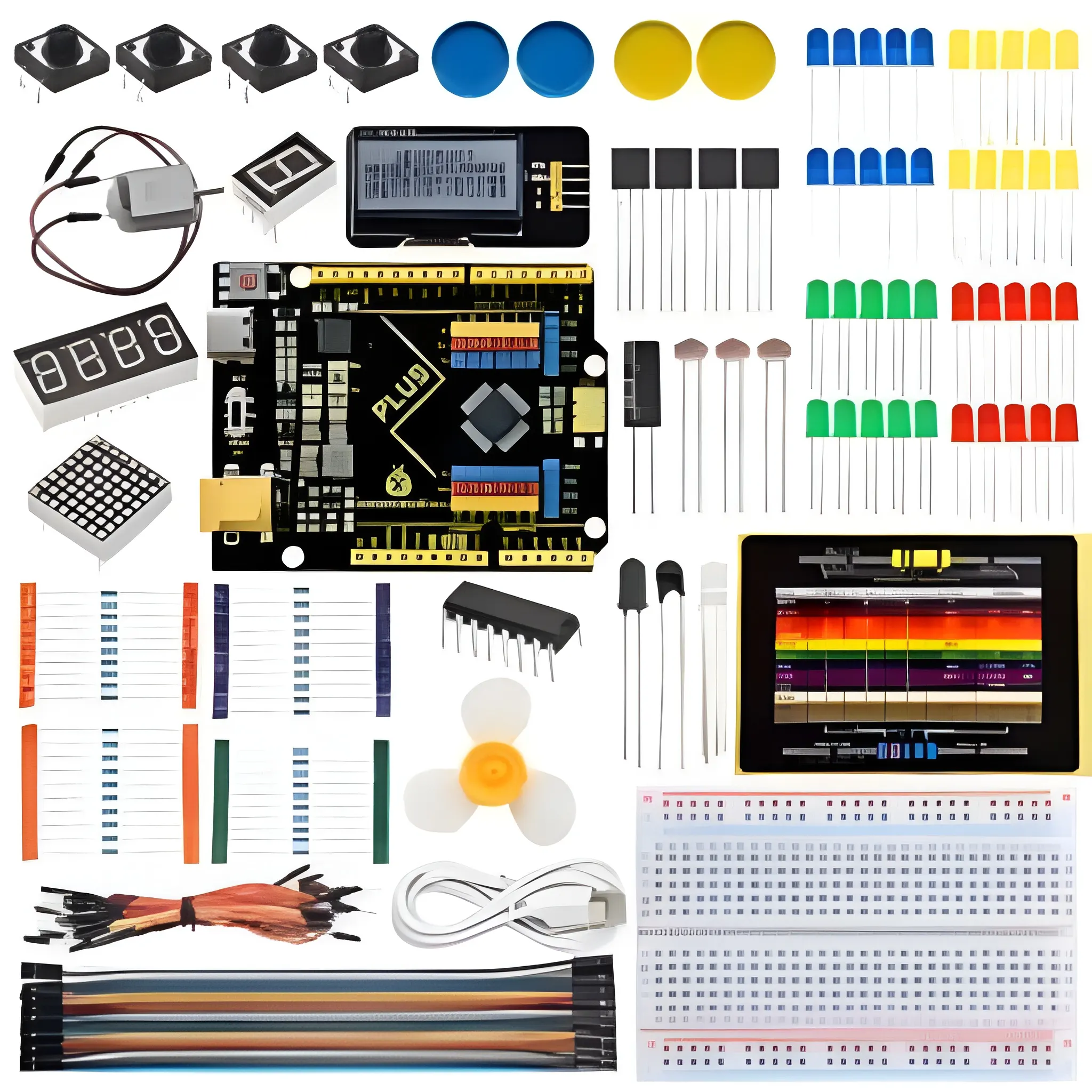 Keyestudio Basic Starter Kit for Arduino DIY Programming Electronics Kit 20Project With Plus Mainboard