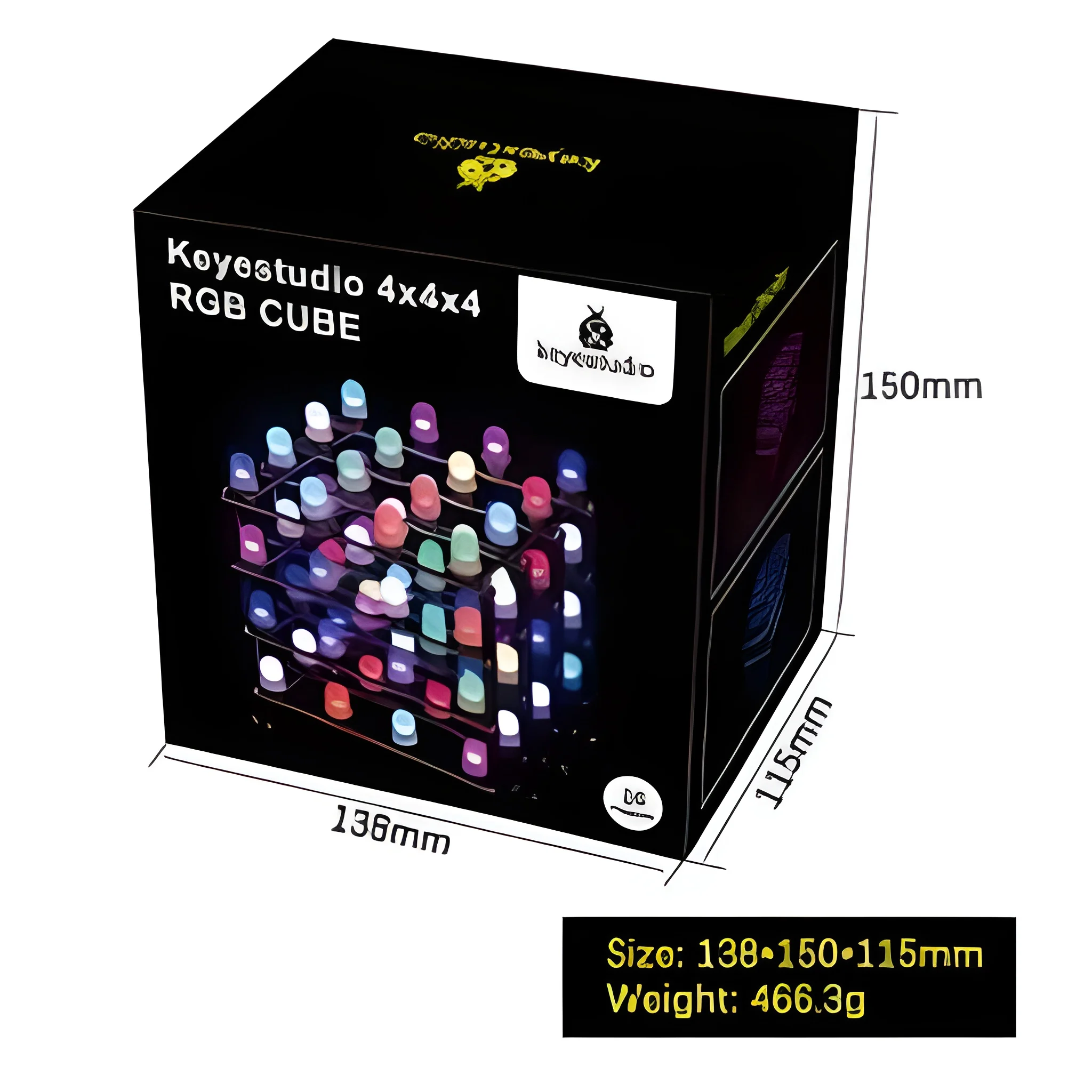 Keyestudio 4x4x4 RGB LED CUBE Electronic Kit For Arduino Starter Kit Voice control Support C++ /Scratch Programming - Image 6