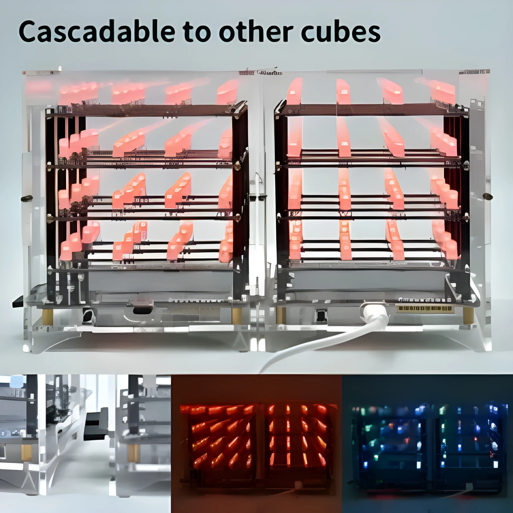 Keyestudio 4x4x4 RGB LED CUBE Electronic Kit For Arduino Starter Kit Voice control Support C++ /Scratch Programming - Image 12