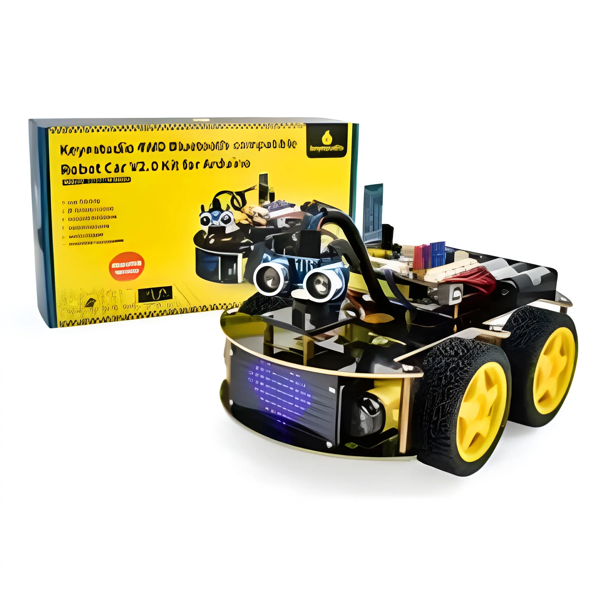 Keyestudio Upgraded 4WD BT Multi-purpose Smart Car V2.0 for Arduino Robot Kit Programming DIY Robot Car - Image 6