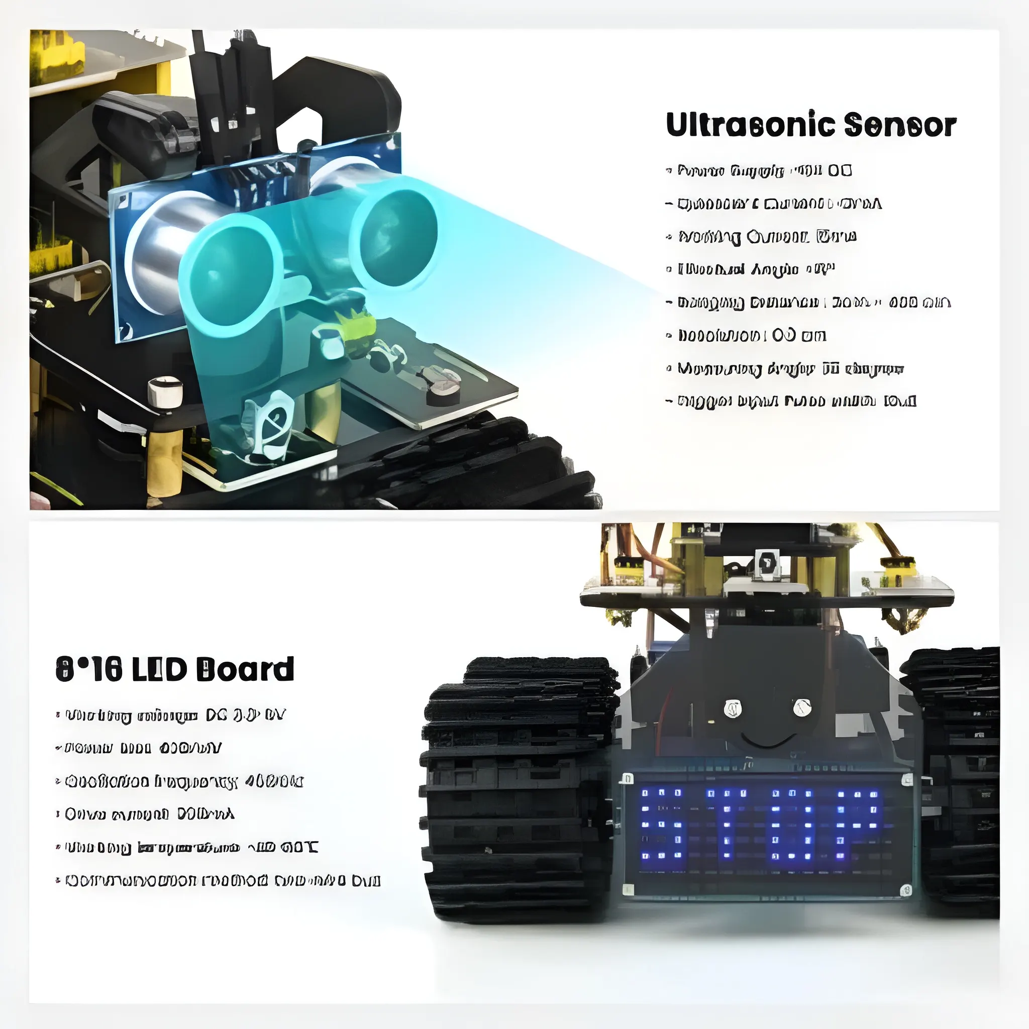 Keyestudio DIY Mini Tank V2.0 Smart Robot car kit for Arduino STEM - Image 2