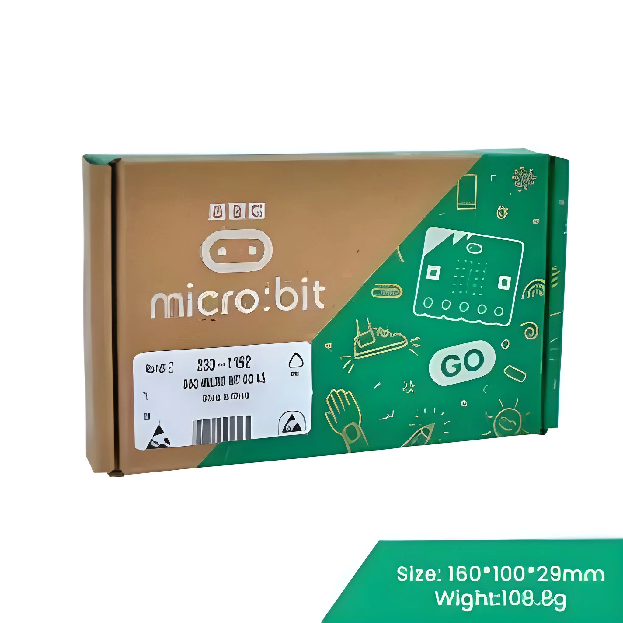 Original Microbit Go Kit Main Board+USB Cable+Battery Holder With Batteries Learning Diy Electronic Kit - Image 8
