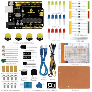 KEYESTUDIO R3 Breadboard kit For Arduino Education Project with dupont wire+LED+resistor+PDF