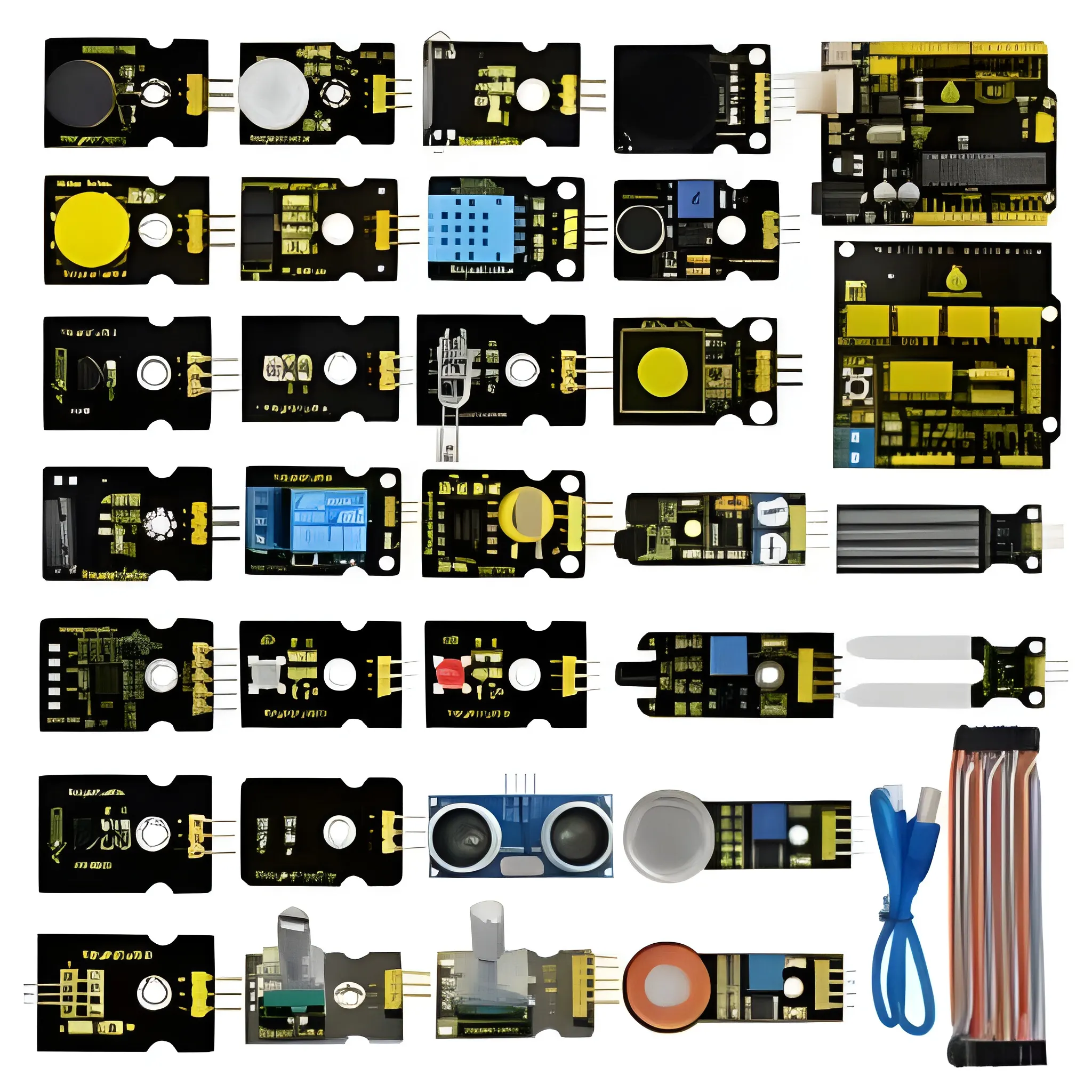 Keyestudio sensor starter kit For Arduino Education Project+Shield V5+Sensors+Dupont cable+PDF