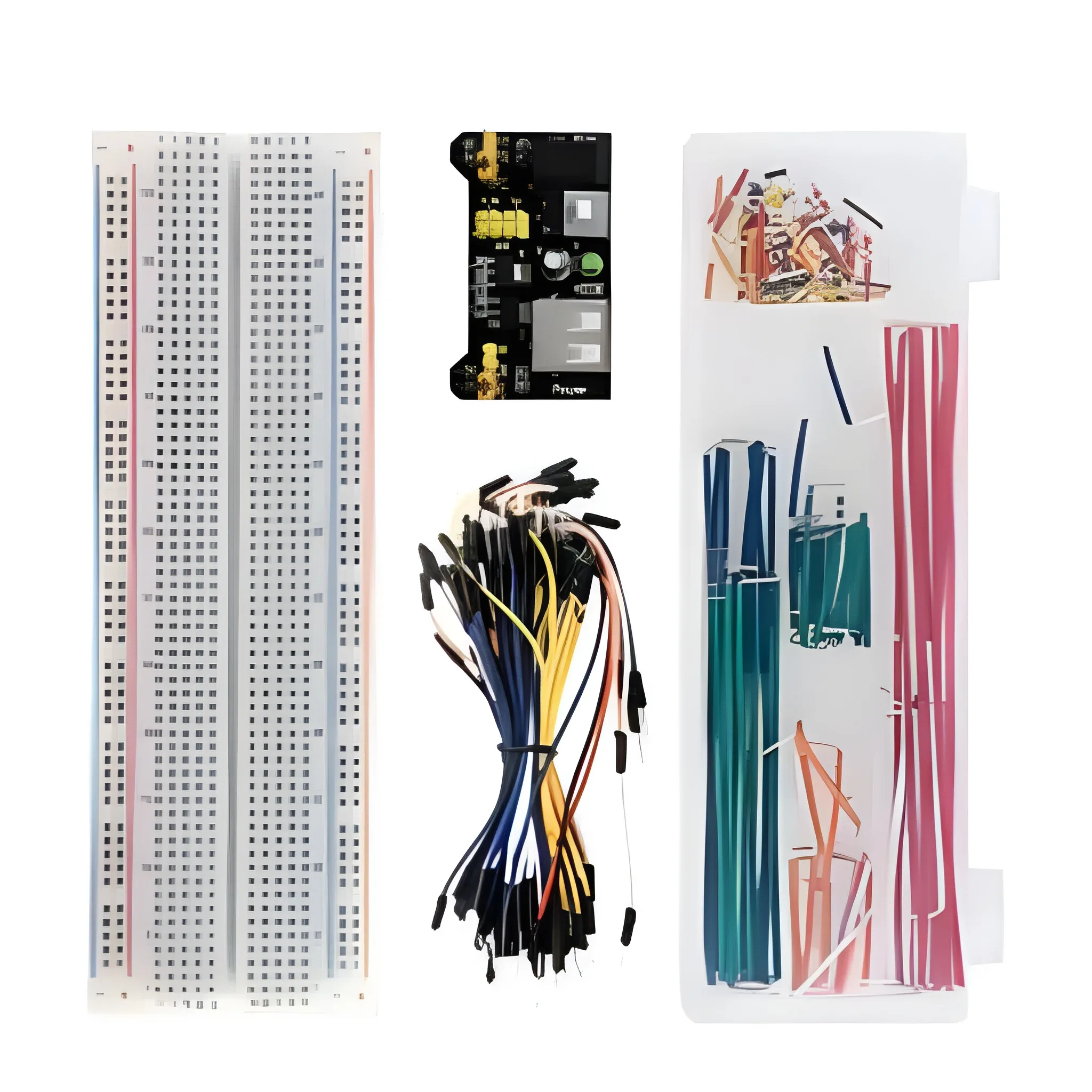 MB102 830 Holes Breadboard +65 Jumper Wires+ Power Supply Module + 140PCS Jumper Wires for Arduino DIY Starter Experiment - Image 2