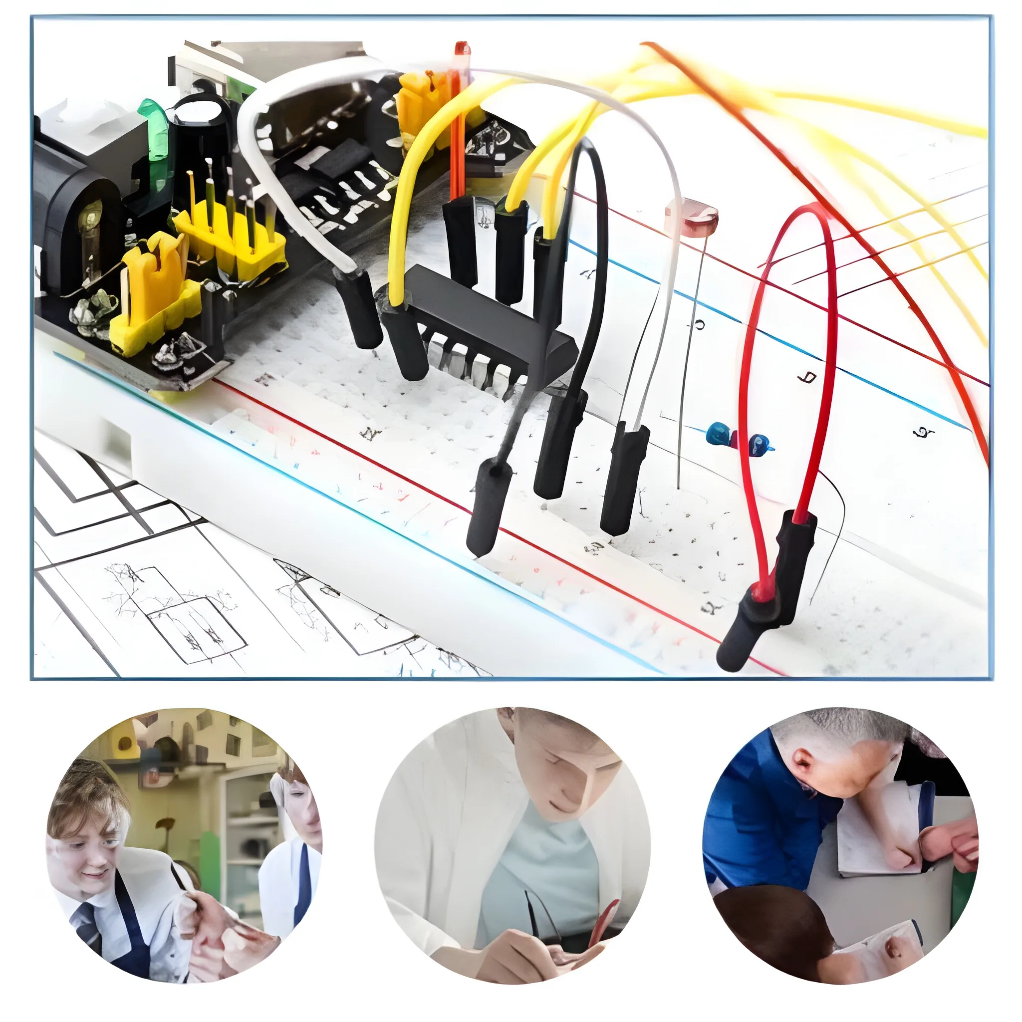 MB102 830 Holes Breadboard +65 Jumper Wires+ Power Supply Module + 140PCS Jumper Wires for Arduino DIY Starter Experiment - Image 3