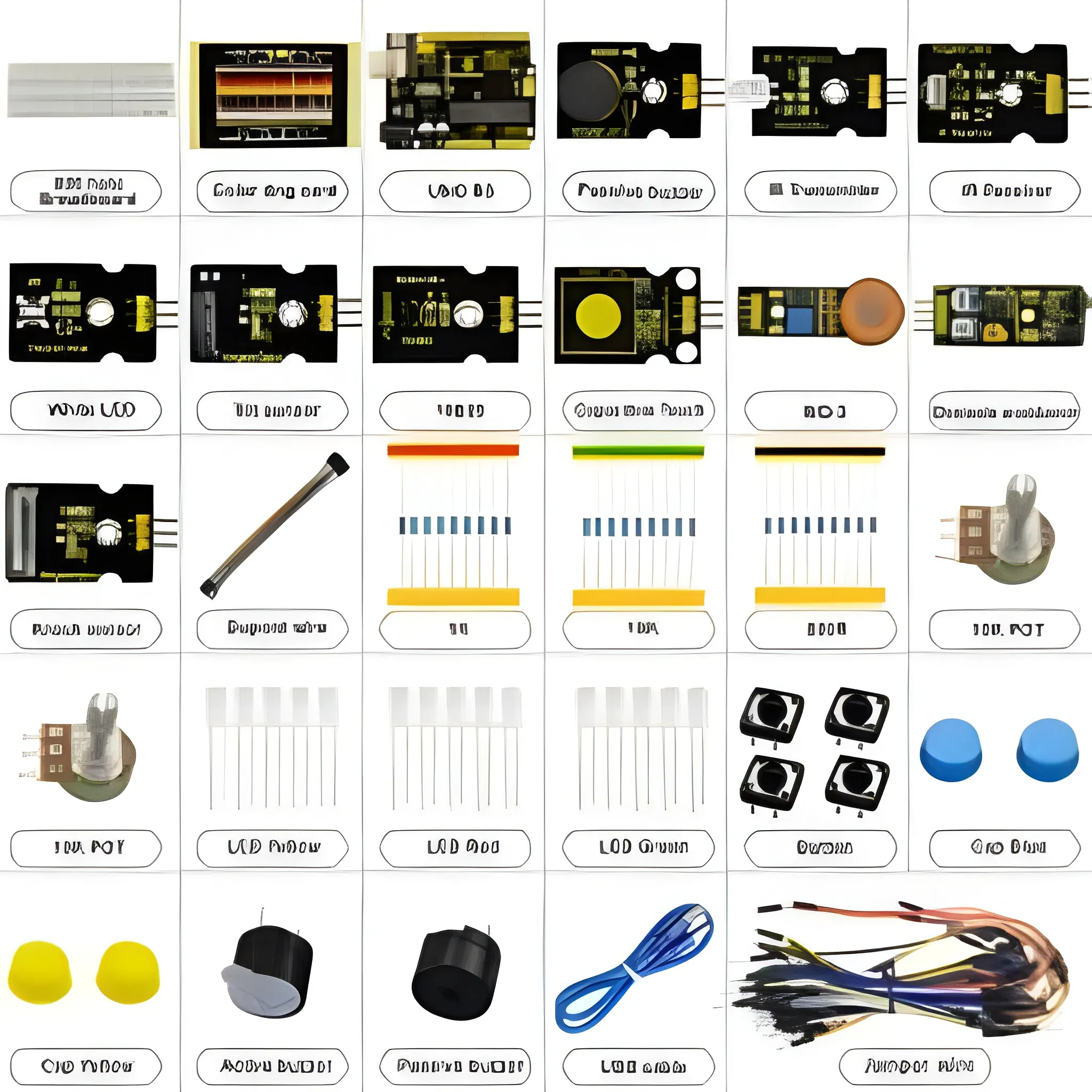 keyestudio Sensor Starter Kit-K1 For Arduino Education Learning Programming with UNO R3 +DS18B20+IR Receiver+IR Transmitter - Image 6