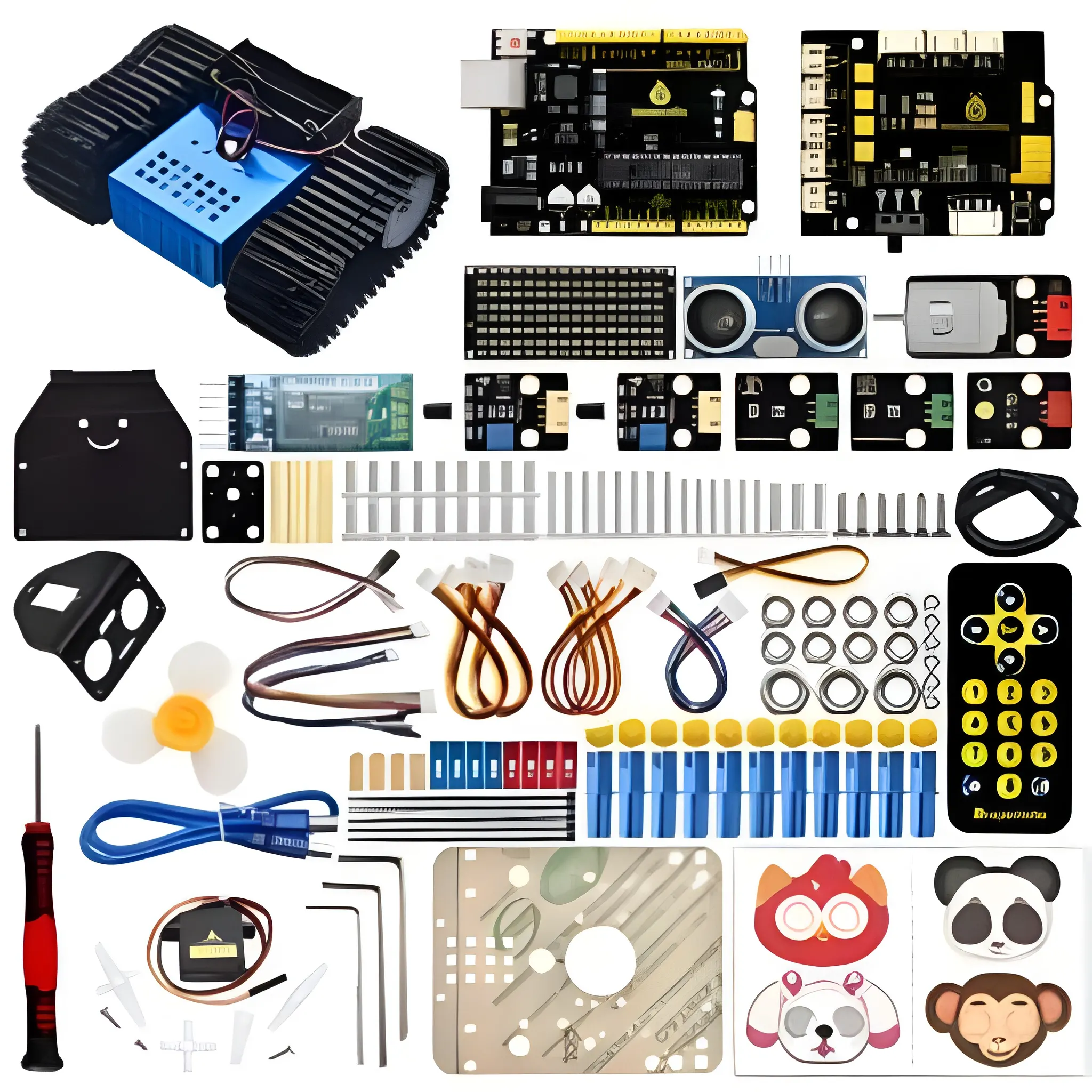 Keyestudio Mini Caterpillar Tank Robot V3.0 For Arduino Kit Robot Car DIY Programmable STEM Toys - Image 3