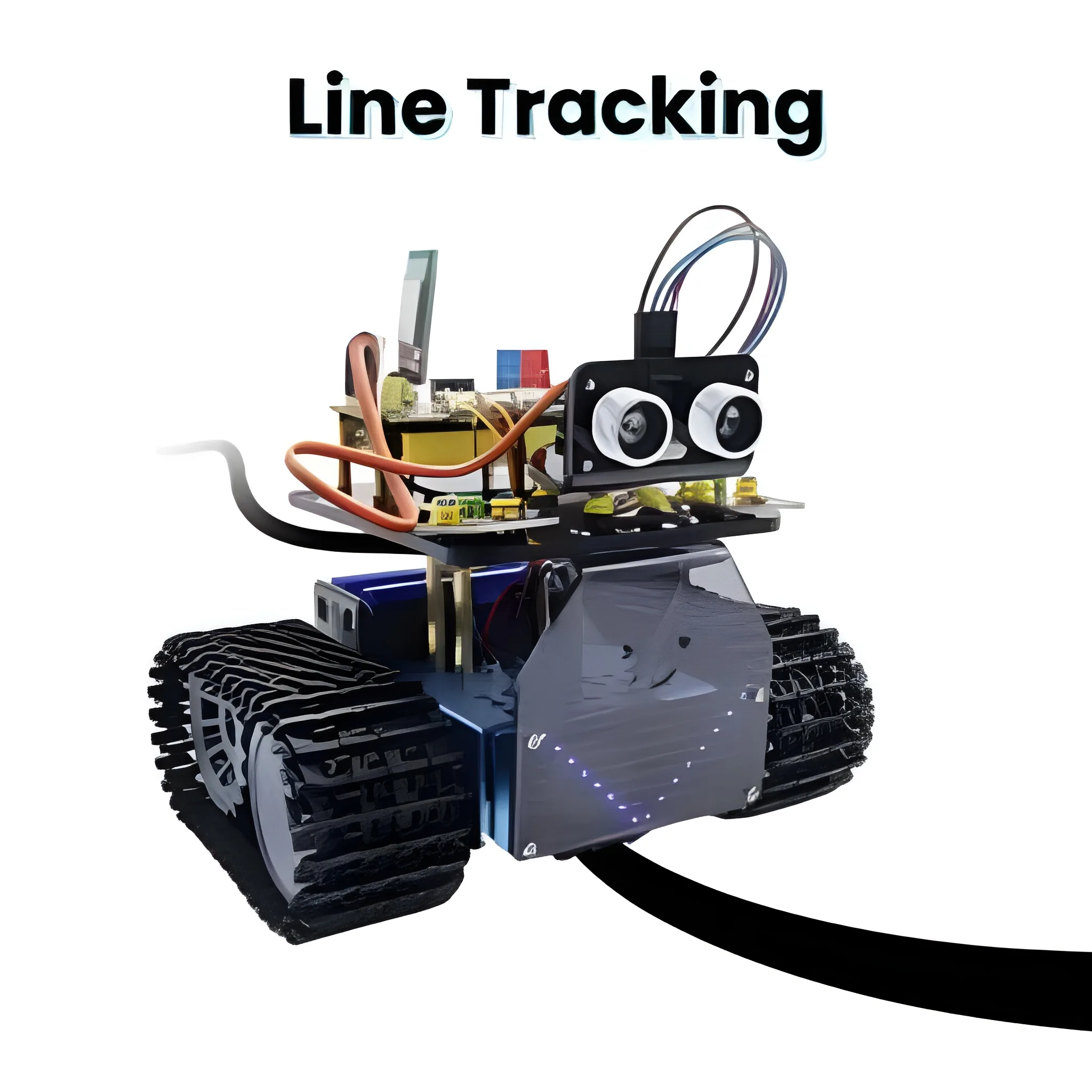 Keyestudio Mini Caterpillar Tank Robot V3.0 For Arduino Kit Robot Car DIY Programmable STEM Toys - Image 8