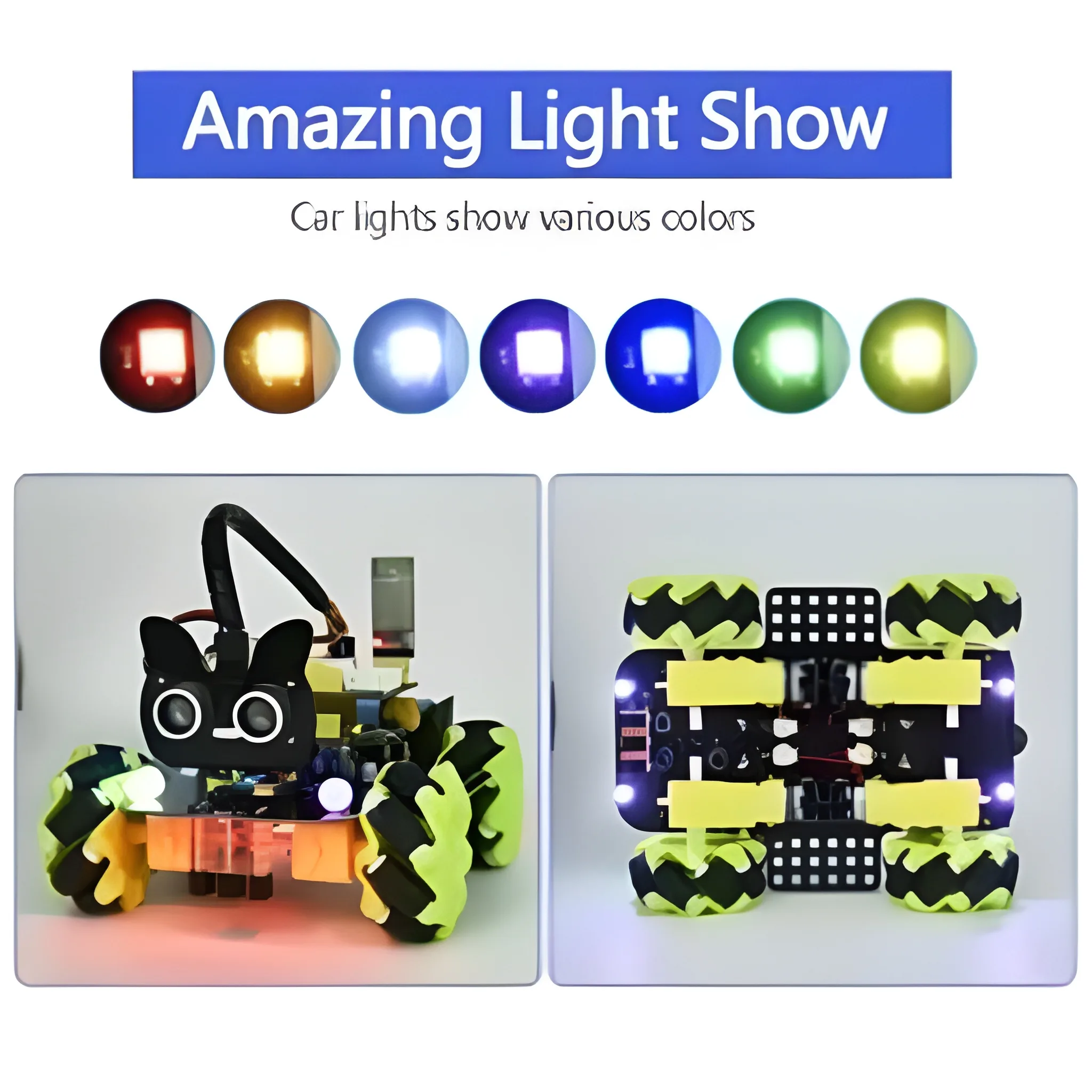 Keyestudio 4WD Mecanum Robot Car For Arduino STEM Smart DIY Robot Car Kit - Image 6