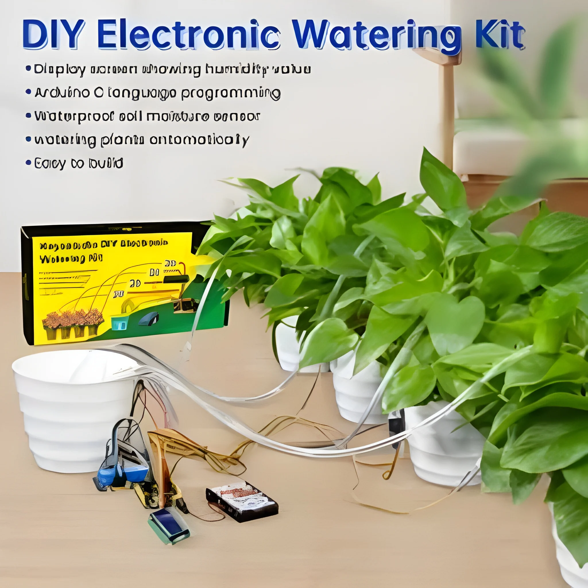 Keyestudio DIY Electronic Watering Kit Sensors Module Kit Smart Automatic Watering Device For Arduino STEM Education(7 Projects) - Image 2