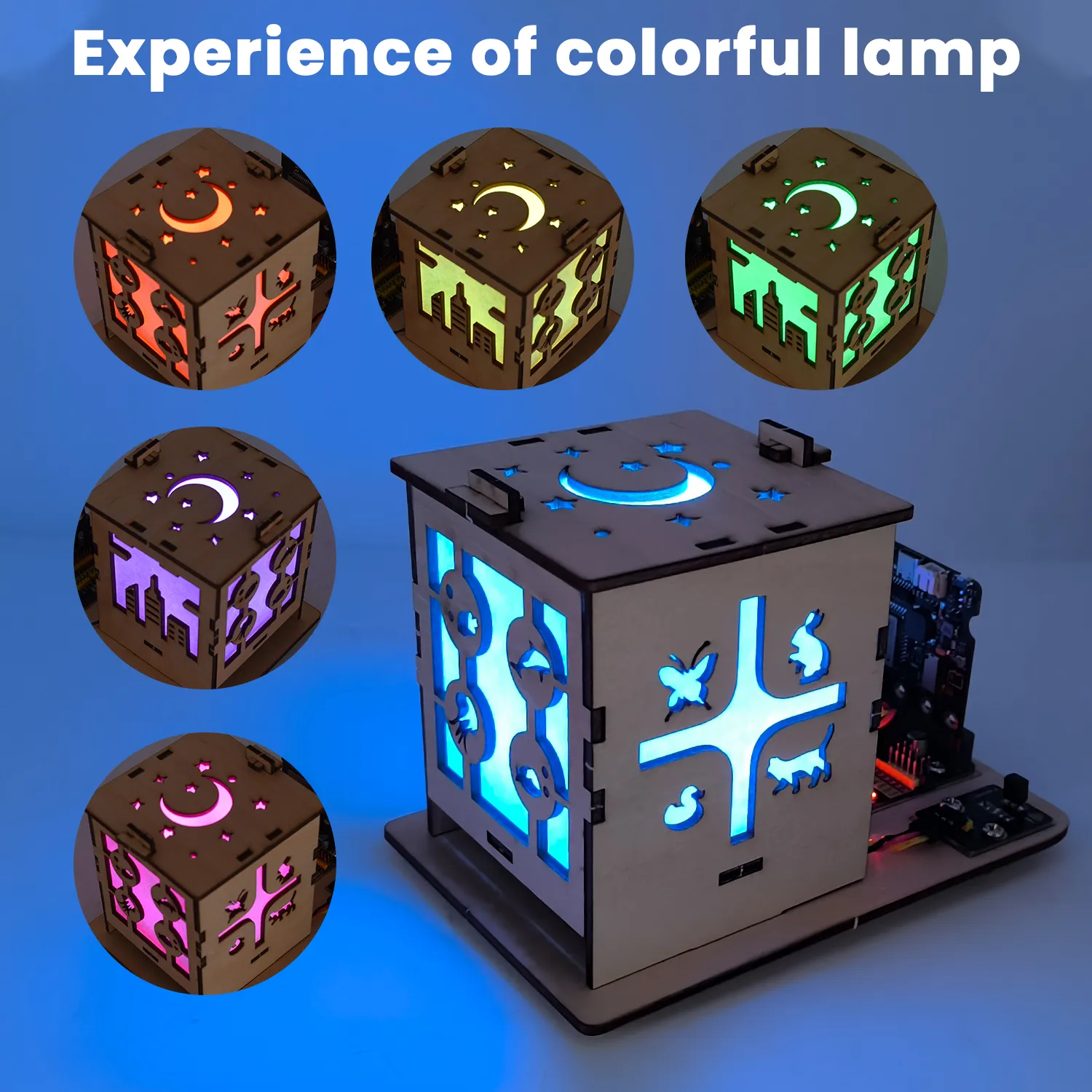 Keyestudio Microbit V2.0 DIY Colorful Lamp Starter Kit For Microbit V2 Starter Pack Programming DIY Electronic Starter Kit - Image 9