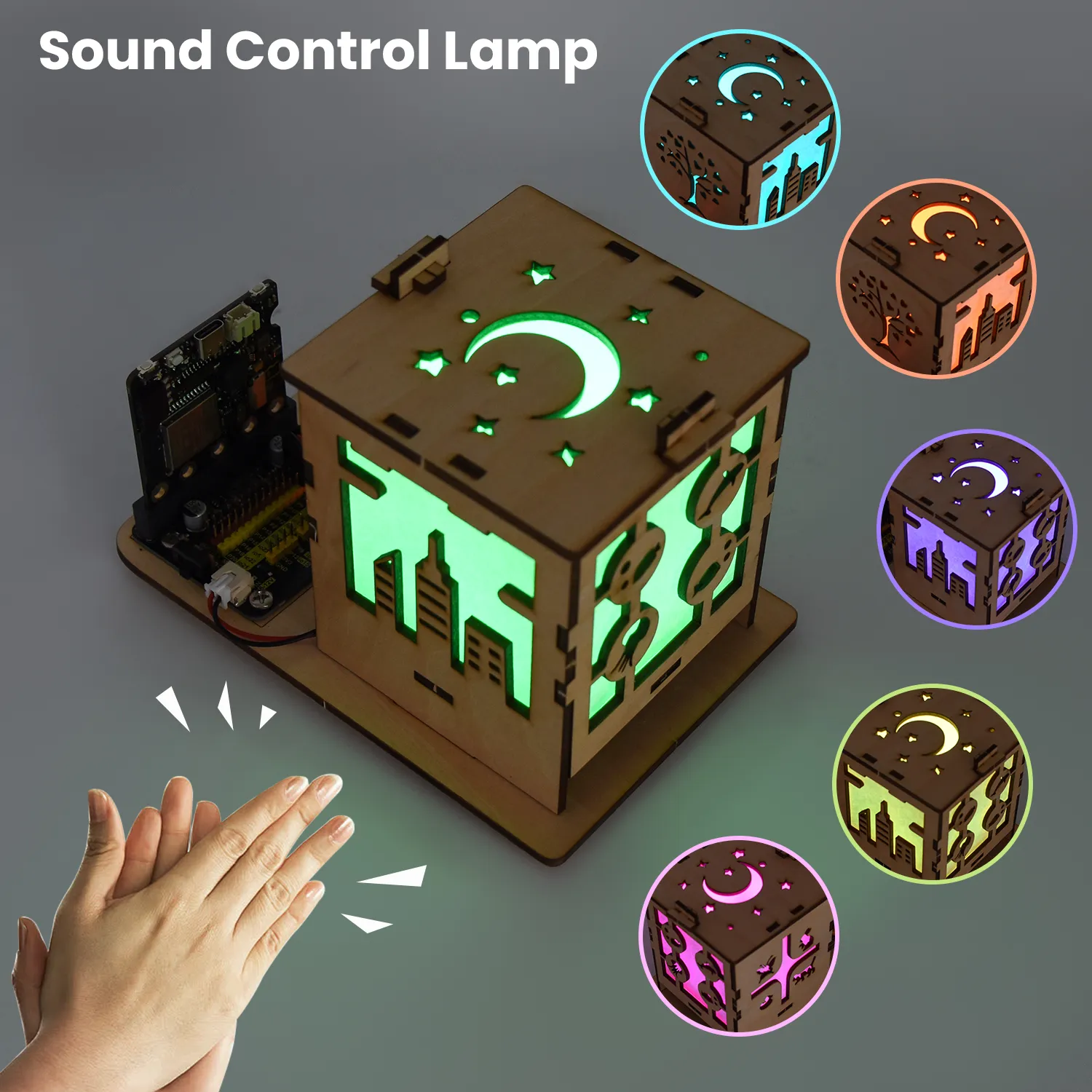 Keyestudio Microbit V2.0 DIY Colorful Lamp Starter Kit For Microbit V2 Starter Pack Programming DIY Electronic Starter Kit - Image 10