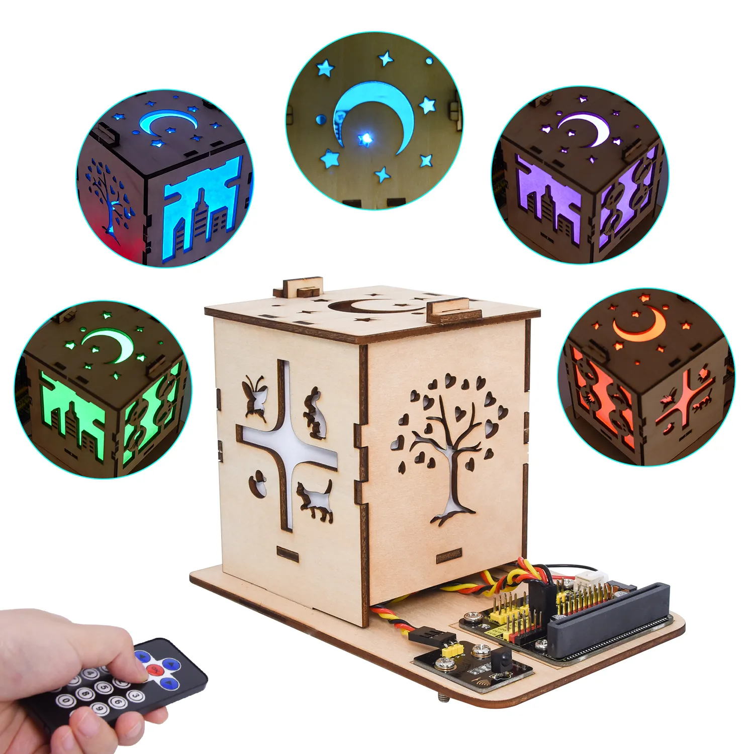Keyestudio Microbit V2.0 DIY Colorful Lamp Starter Kit For Microbit V2 Starter Pack Programming DIY Electronic Starter Kit - Image 12