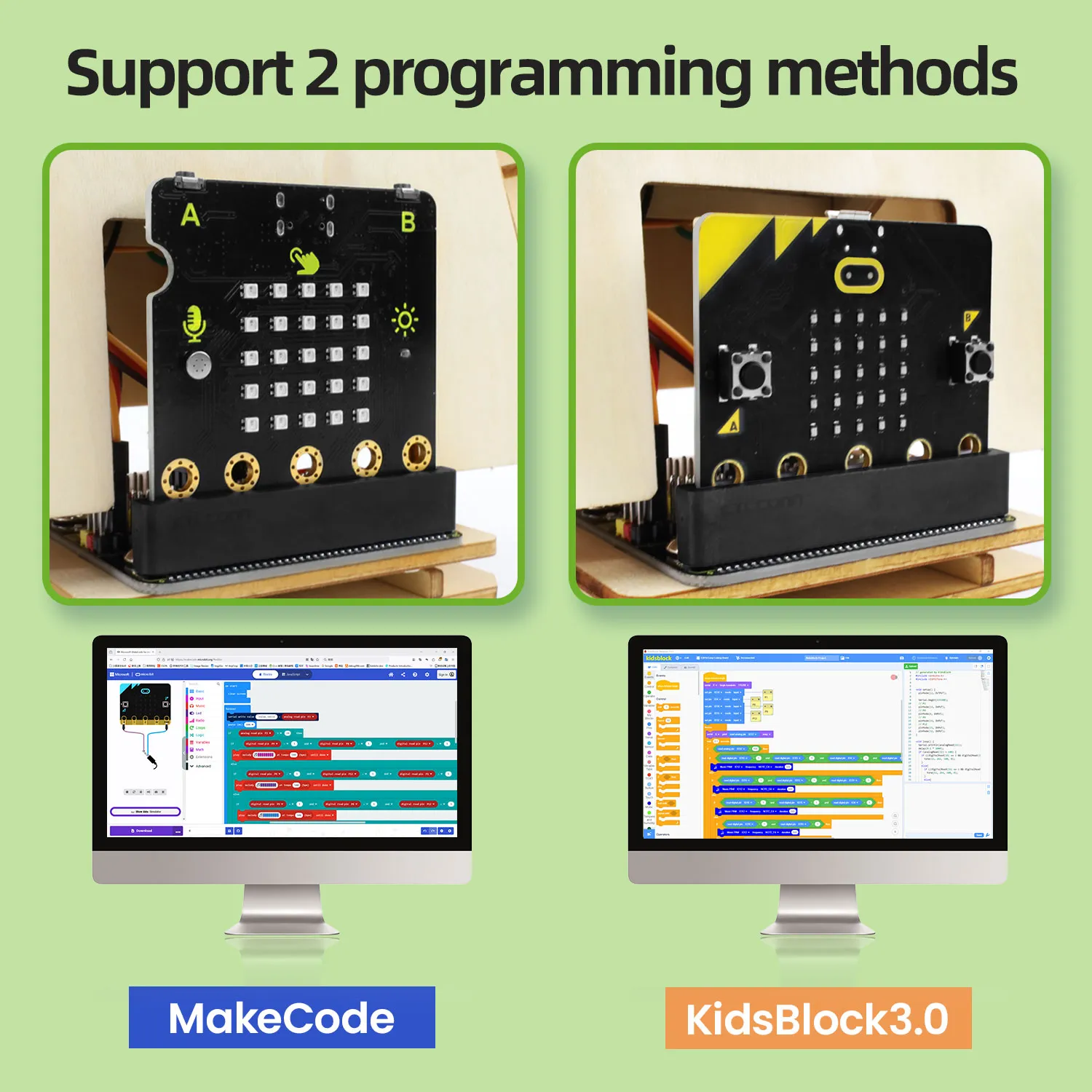 Keyestudio STEM Programming Microbit Starter Kit DIY Greeting Smart Robot Learning Kit Include Microbit Board - Image 3