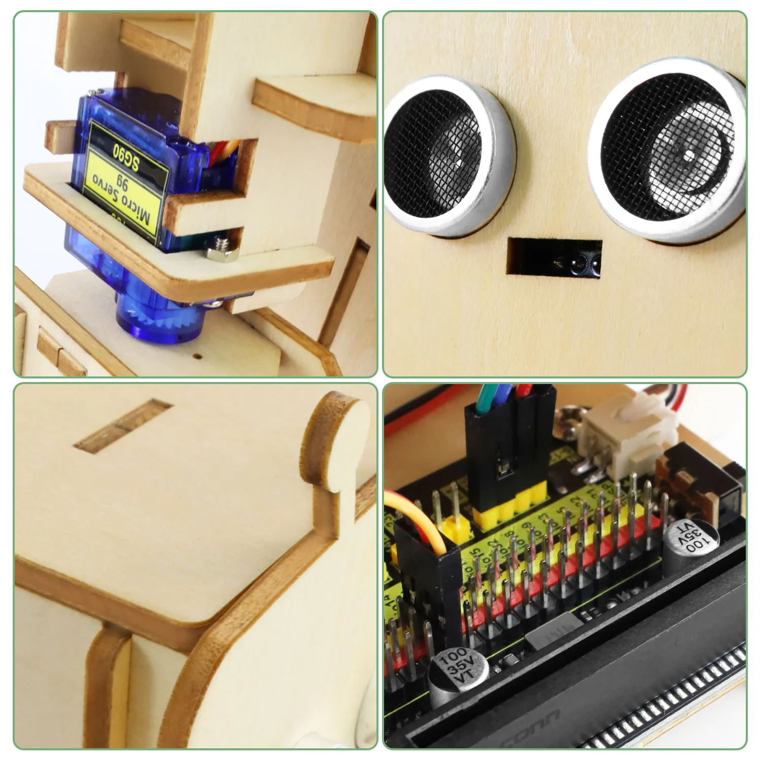 Keyestudio STEM Programming Microbit Starter Kit DIY Greeting Smart Robot Learning Kit Include Microbit Board - Image 8