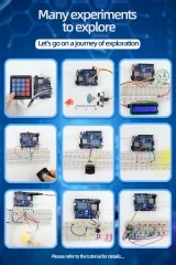 Keyestudio IOT Smart Living Learning Kit with Original Arduino Uno R4 WIFI Board For Arduino Starter Kit - Image 7