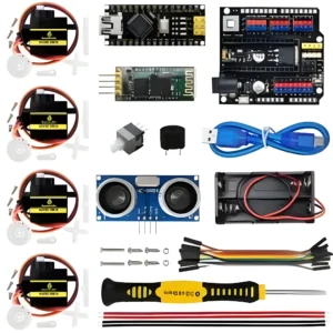 Keyestudio Electronic Parts DIY Project Starter Kit For Arduino OTTO Robot (No 3D Body Printer Parts)