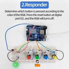 Keyestudio IOT Smart Living Learning Kit with Original Arduino Uno R4 WIFI Board For Arduino Starter Kit - Image 8