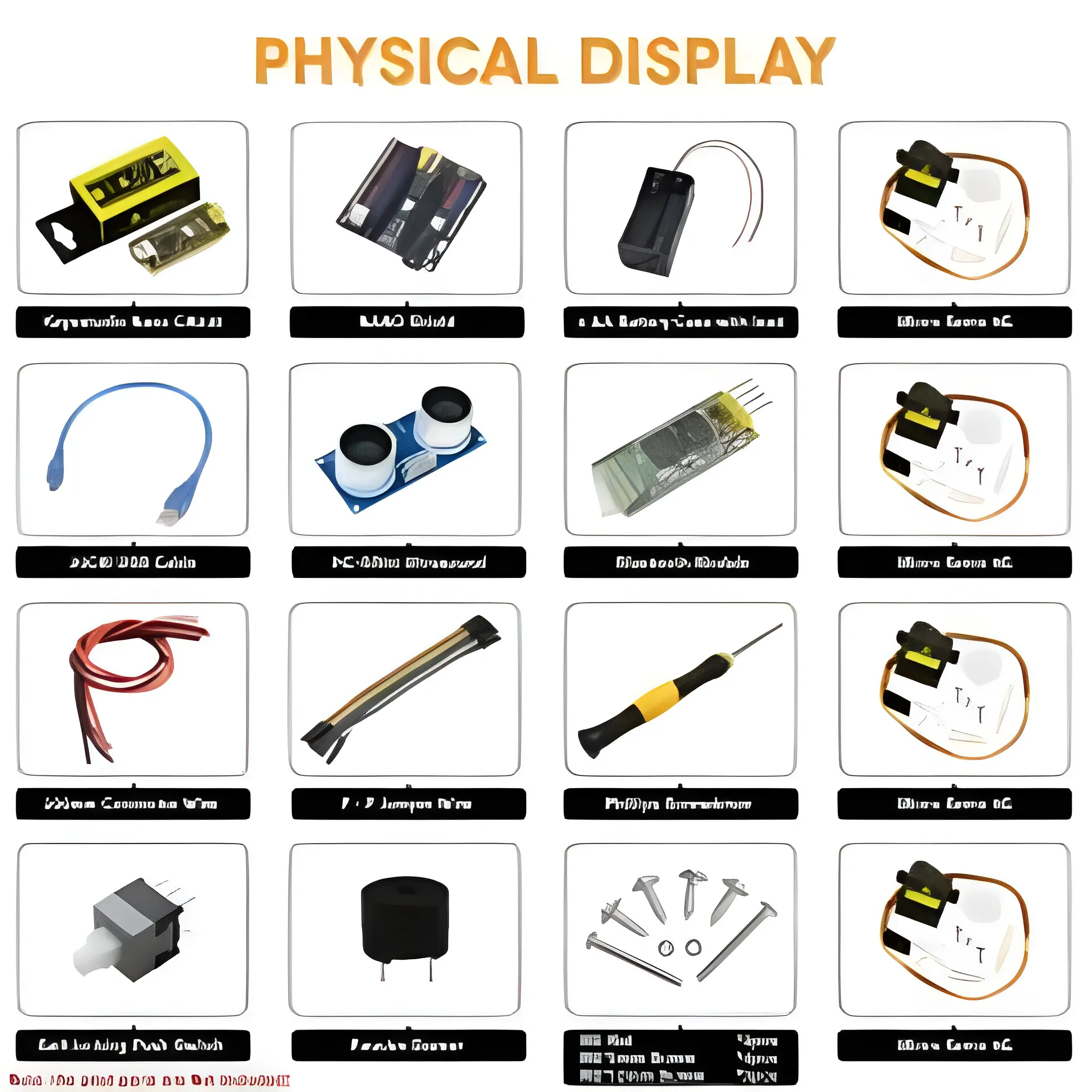 Keyestudio Electronic Parts DIY Project Starter Kit For Arduino OTTO Robot (No 3D Body Printer Parts) - Image 2