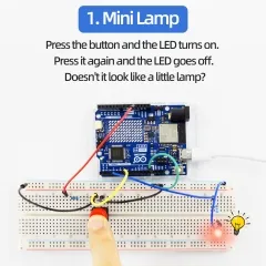 Keyestudio IOT Smart Living Learning Kit with Original Arduino Uno R4 WIFI Board For Arduino Starter Kit - Image 10