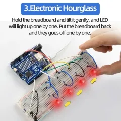 Keyestudio IOT Smart Living Learning Kit with Original Arduino Uno R4 WIFI Board For Arduino Starter Kit - Image 11