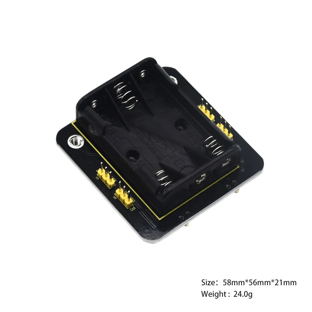 Keyestudio Micro bit Mini Servo Shield with Battery holder For Microbit Robot Car(No Micro bit Board) - Image 3