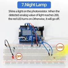 Keyestudio IOT Smart Living Learning Kit with Original Arduino Uno R4 WIFI Board For Arduino Starter Kit - Image 14