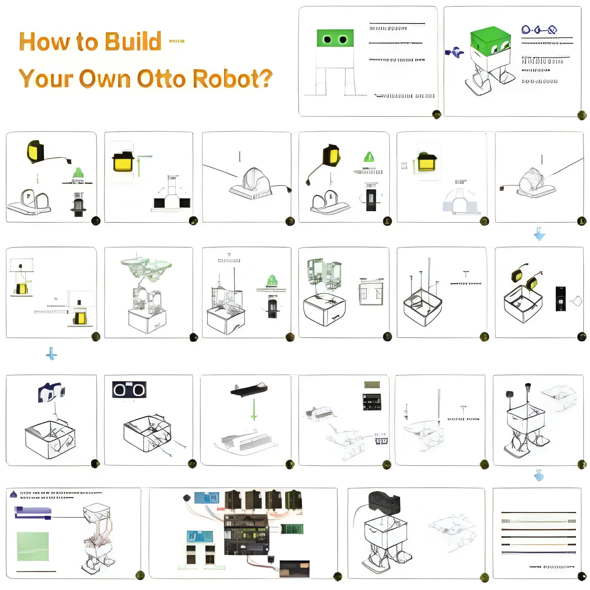 Keyestudio Electronic Parts DIY Project Starter Kit For Arduino OTTO Robot (No 3D Body Printer Parts) - Image 9