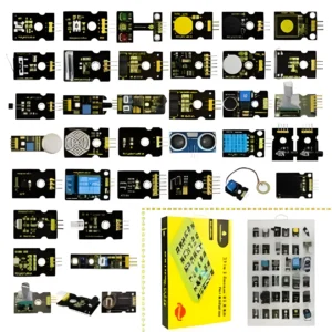 Keyestudio Sensor Starter V2.0 Kit 37 in 1 Box Sensor Kit for Arduino Sensor Kit (No Board)
