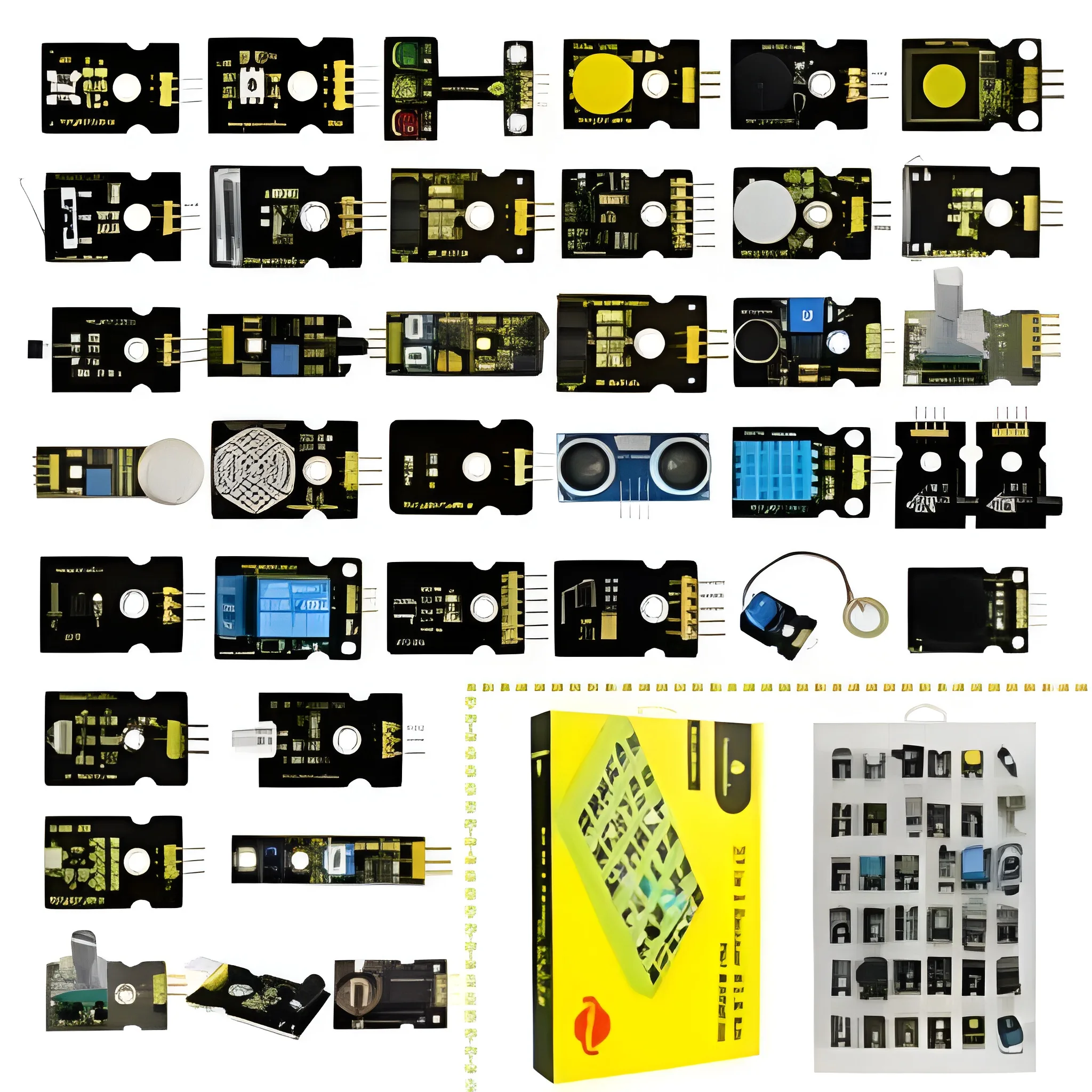 Keyestudio Sensor Starter V2.0 Kit 37 in 1 Box Sensor Kit for Arduino Sensor Kit (No Board)