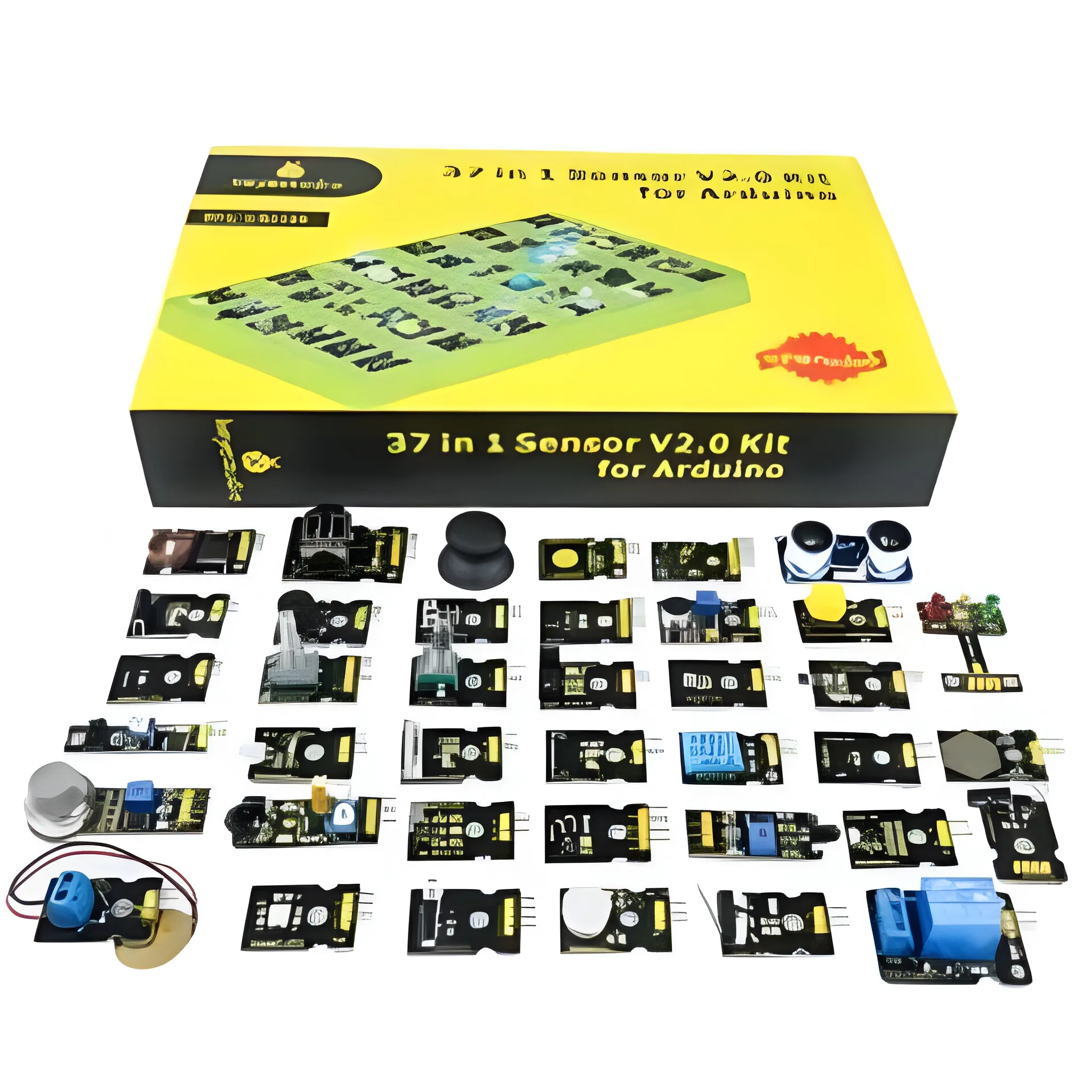 Keyestudio Sensor Starter V2.0 Kit 37 in 1 Box Sensor Kit for Arduino Sensor Kit (No Board) - Image 3