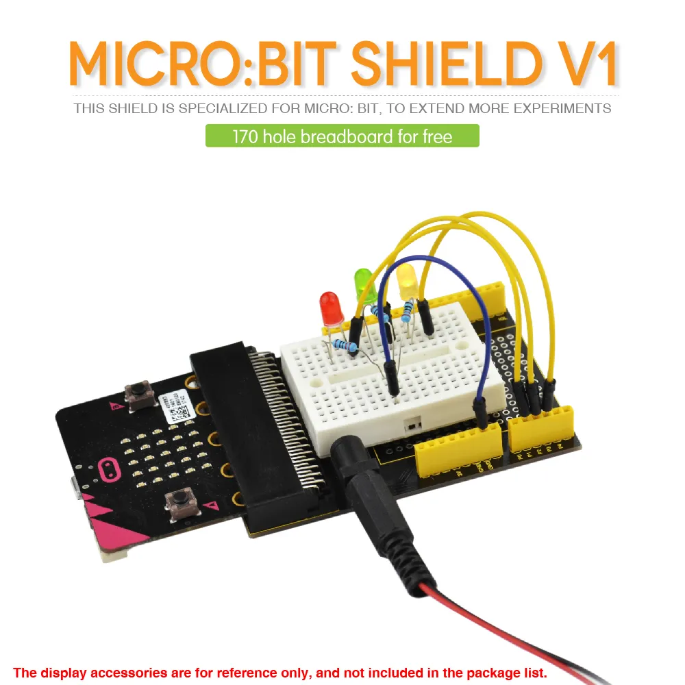 KEYESTUDIO Micro bit Prototyping Shield V1 with Small Breadboard for BBC Micro:Bit - Image 3