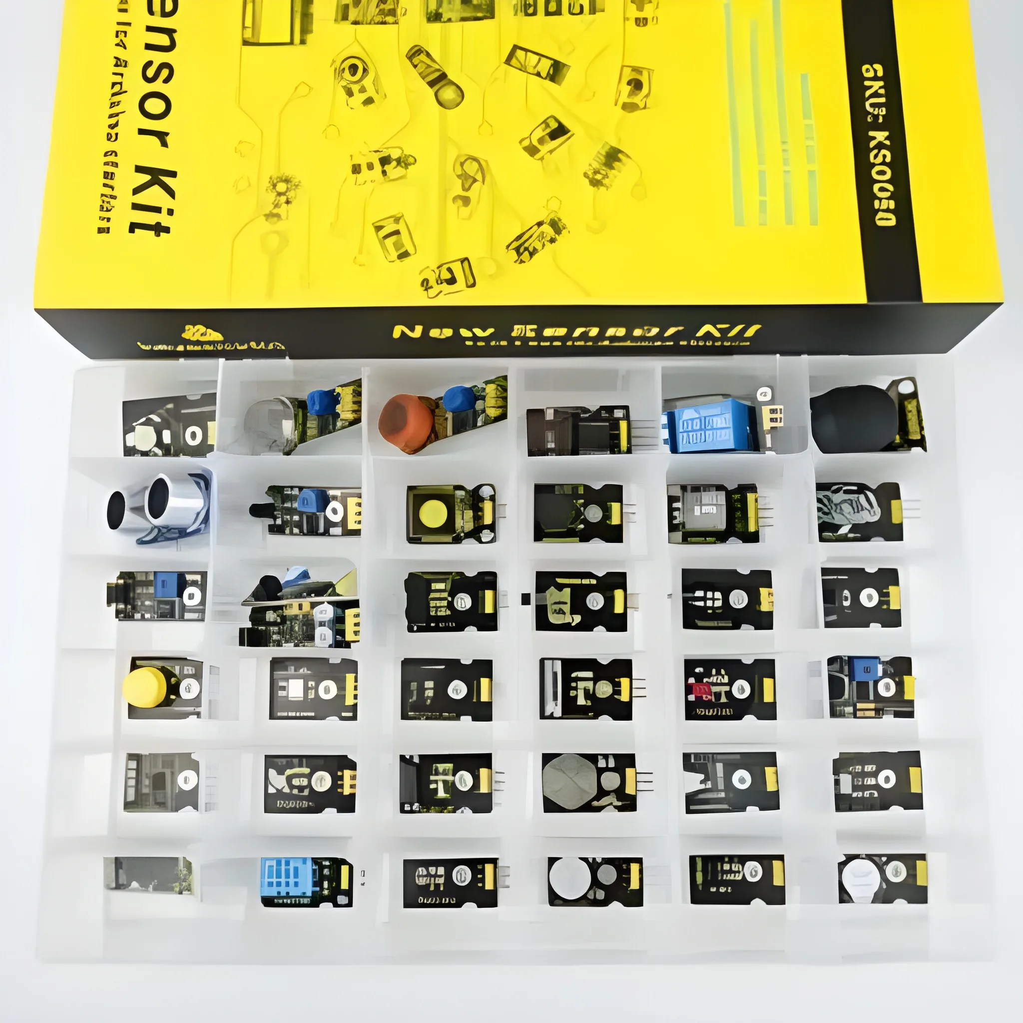 Keyestudio37 in 1 Sensor Kit for Arduino Programming Education (37pcs Sensors)+37 Projects+PDF+Video - Image 2