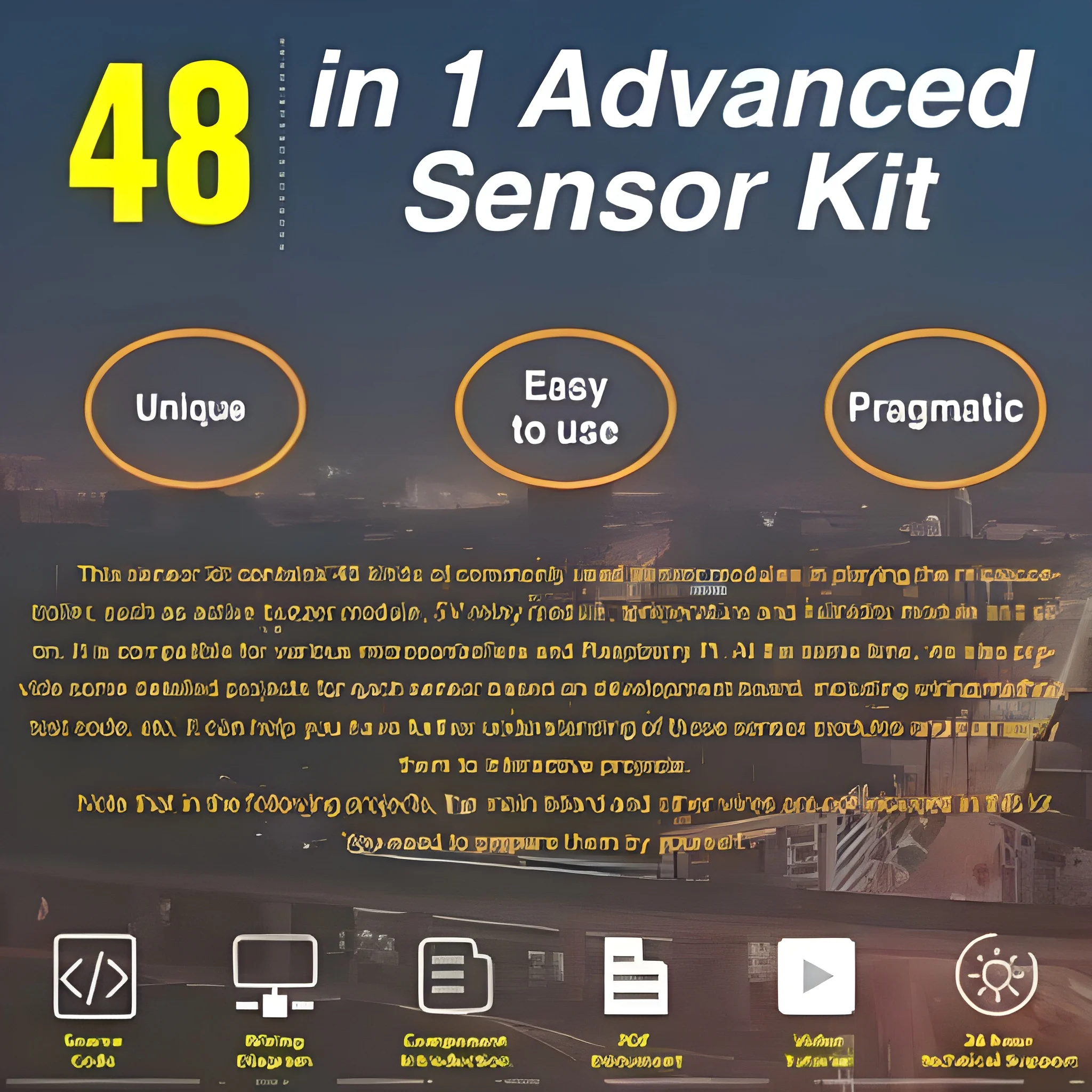 Keyestudio 48 in 1 Sensor Starter Kit Carton Box Packing For Arduino DIY Projects - Image 6