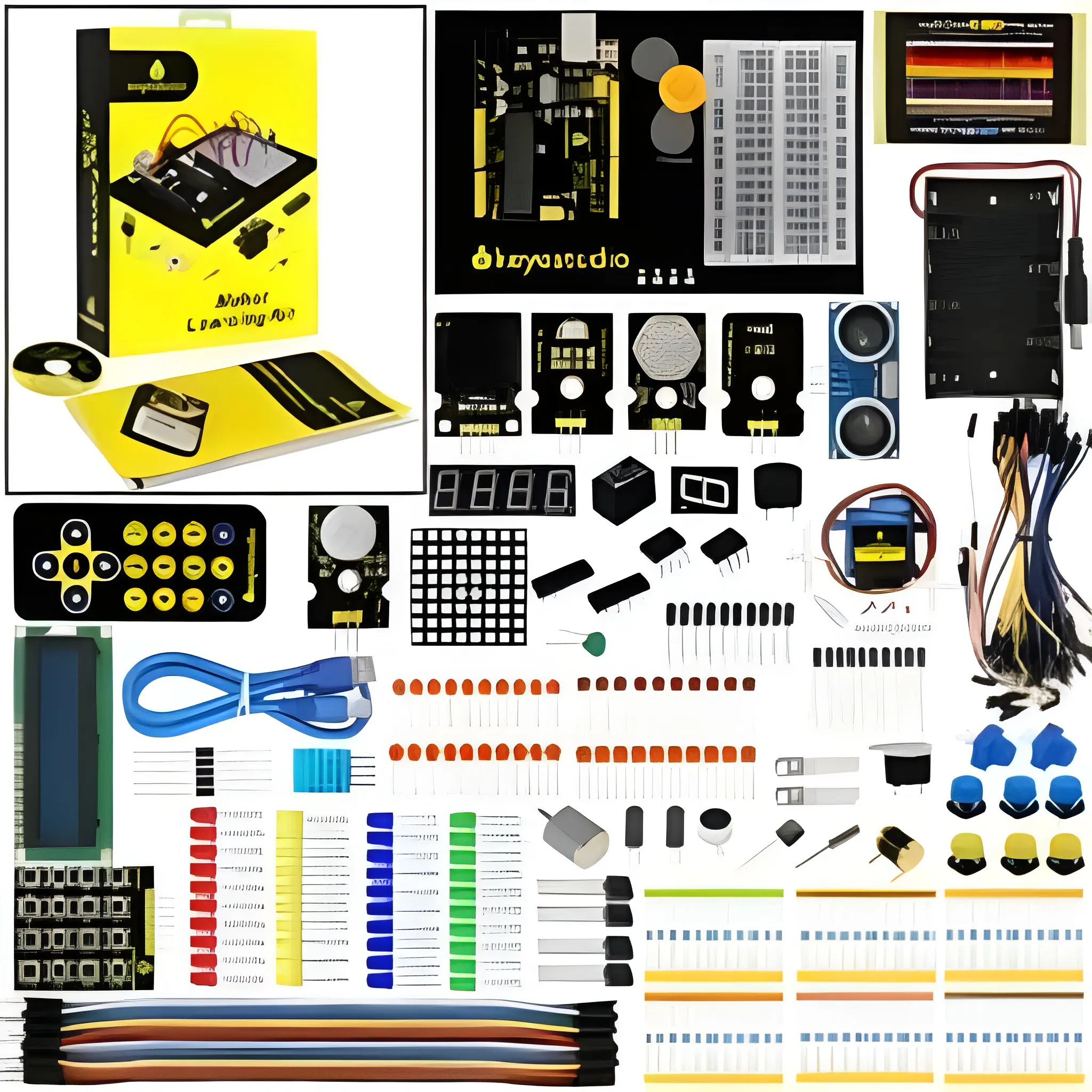Keyestudio Maker Learning kit /Starter kit For Arduino Project W/Gift Box+User Manual +1602LCD+Chassis+PDF(online)