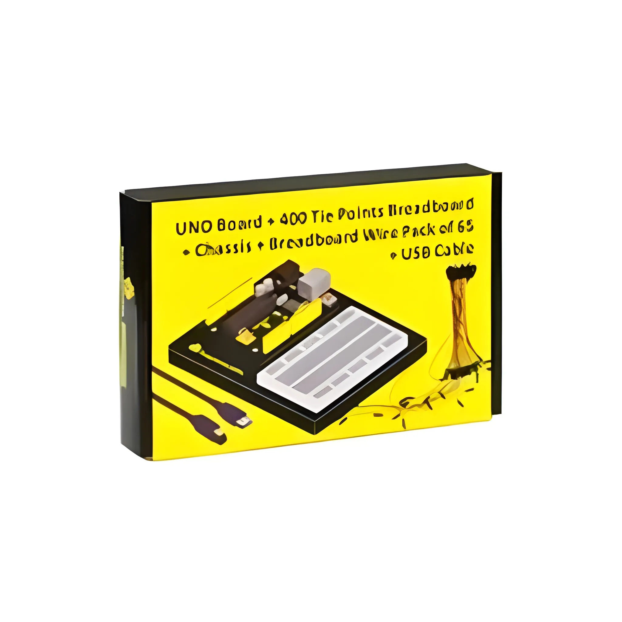 Keyestudio R3 Board +400 Holes Transparent Breadboard +Chassis +65 Jumper Wires +50 cm USB Cable For Arduino DIY Project - Image 6